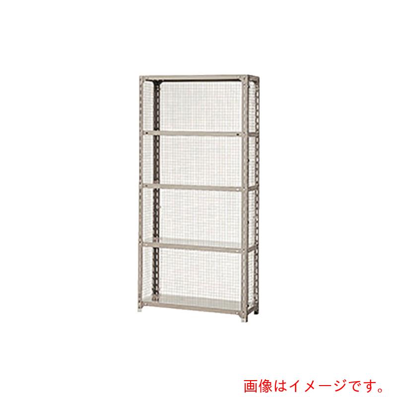 ナイキ（NAIKI）　Ｇ型金網付棚　Ｗ１８１５×Ｄ４６５×Ｈ２４００　【品番：RLG865-5】