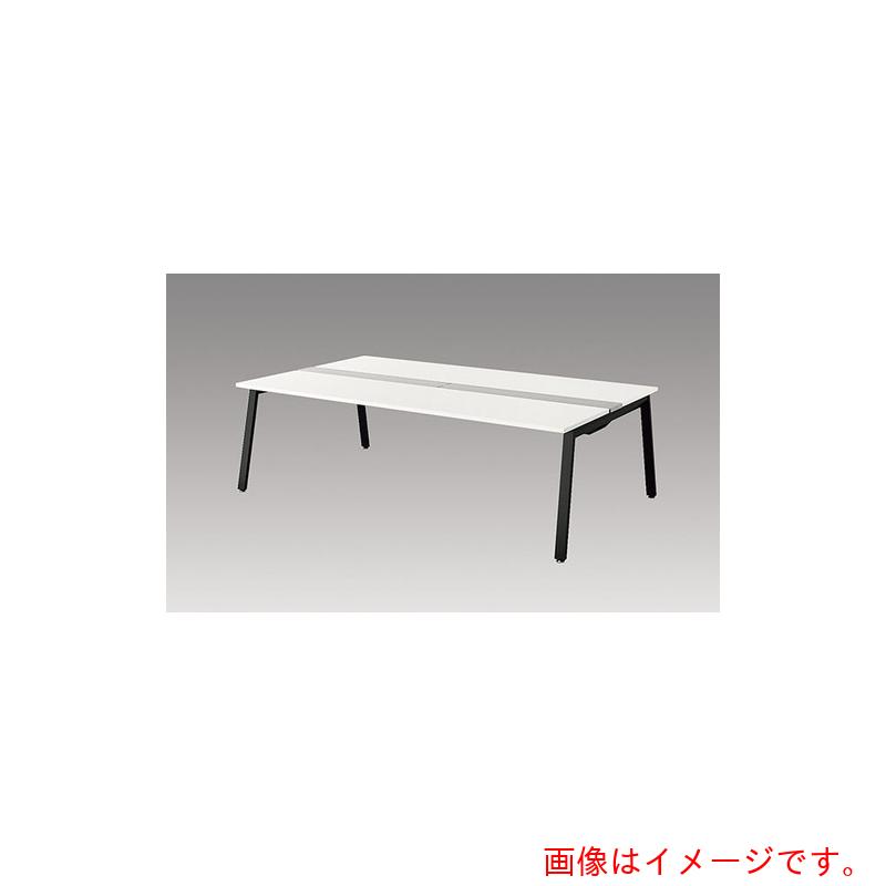 【別途送料あり】ナイキ（NAIKI）　大型ベンチテーブル　（基本型）　（両面タイプ）　【品番：RXFN2412K-BH】