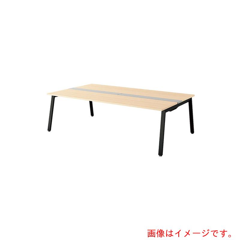 【別途送料あり】ナイキ（NAIKI）　大型ベンチテーブル　（基本型）　（両面タイプ）　【品番：RXFN2412K-BS】