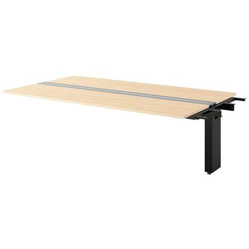 【別途送料あり】ナイキ（NAIKI）　大型ベンチテーブル（連結型）（両面タイプ）　【品番：RXFN2414R-BSP】