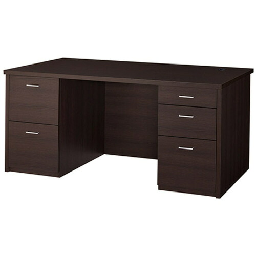 【別途送料あり】ナイキ（NAIKI）　両袖デスク（Ｗ１８００）　【品番：WD600W-OAK】