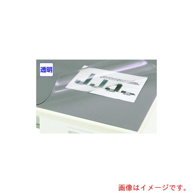 ナイキ（NAIKI）　デスクマット　ダブルタイプ（下敷グレー）　透明　【品番：CR187ND-GL】