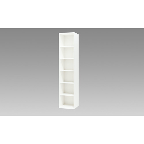 【別途送料あり】ナイキ（NAIKI）　収納庫　ＣＷ型　オープン書庫　４５０×４５０×２１００　【品番：CW-0421N-W】 51,658円