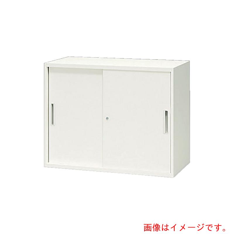 【別途送料あり】ナイキ（NAIKI）　収納庫　ＣＷ型　スチール引違い書庫（２枚扉）　Ｗ８００×Ｄ４５０×Ｈ７００　【品番：CW-0807H-WW】 34,542円