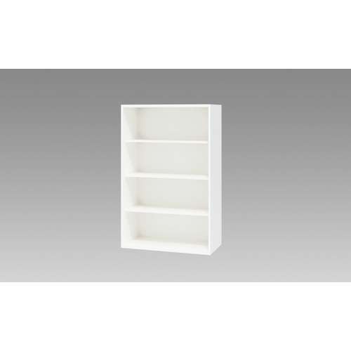 【別途送料あり】ナイキ（NAIKI）　収納庫　ＣＷ型　オープン書庫　８９９×４５０×１４００　【品番：CW-0914N-W】