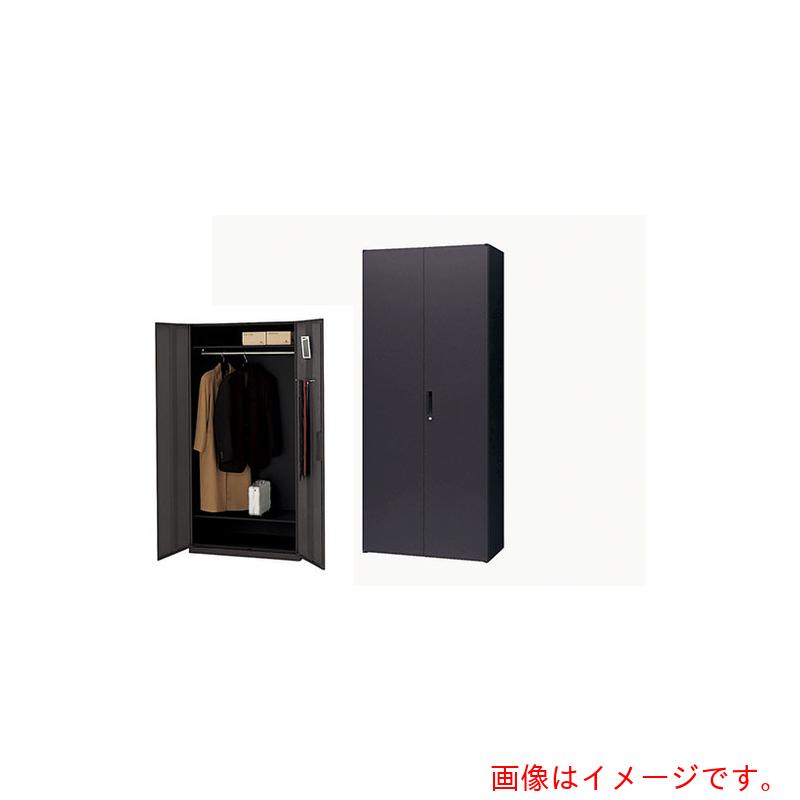 【別途送料あり】ナイキ（NAIKI）　収納庫　ＣＷ型　ワードローブ　８９９×４５０×２１００　ブラック　【品番：CW-0921W-BB】