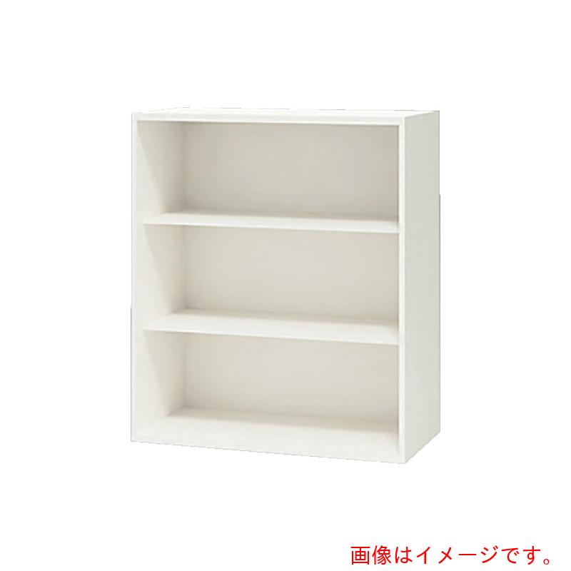 【別途送料あり】ナイキ（NAIKI）　収納庫　ＣＷＬ型　オープン書庫　８９９×５００×１０５０　【品番：CWL-0911N-W】