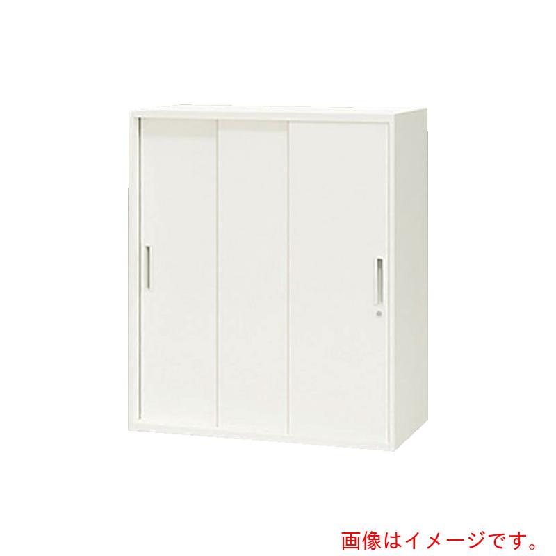 【別途貨物輸送あり】ナイキ（NAIKI） 納める庫 ＣＷＳ型 スチール写真引違い書庫（３枚扉） Ｗ８００×Ｄ４００×Ｈ１０５０ 【品番：CWS-0811H3-WW】