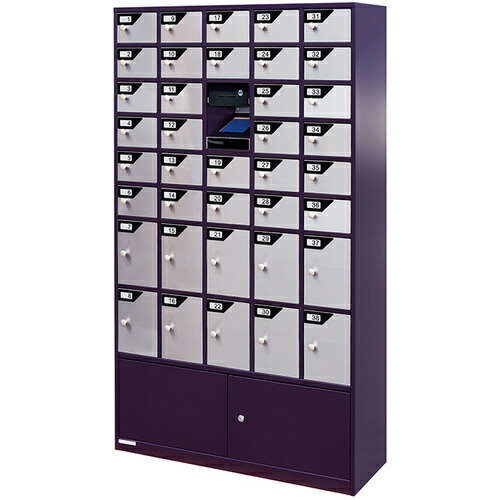 【別途送料あり】ナイキ（NAIKI）　貴重品ロッカー／Ｗ８９０×Ｄ３００×Ｈ１６００　【品番：ZSB-38VD-TPR】 1,033,090円