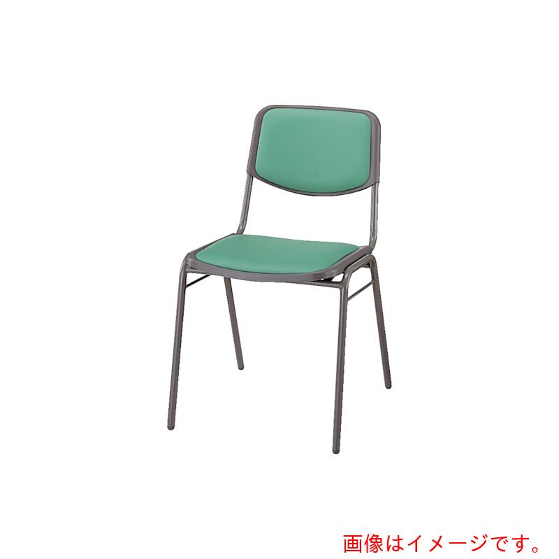 【別途貨物輸送あり】ナイキ（NAIKI） 話し合い用チェアー ビニールなめし革張り 【品番：E100-LGR】