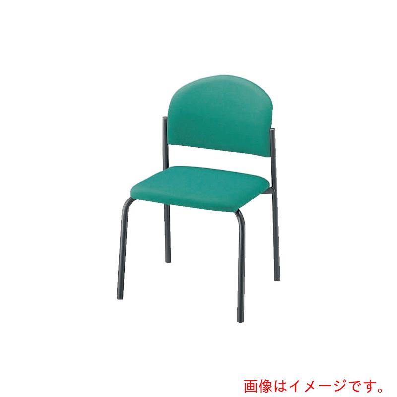 【別途貨物輸送あり】ナイキ（NAIKI） チェアー ビニールなめし革張り 【品番：E163B-LGR】