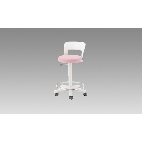 【別途送料あり】ナイキ（NAIKI）　丸イス　【品番：E676R-PI】