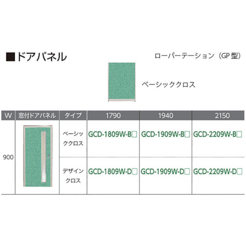 【別途貨物輸送あり】ナイキ（NAIKI） 窓付き添い人部屋の入り口ダイアログボックス 第一義的 【品番：GCD-2209W-B】