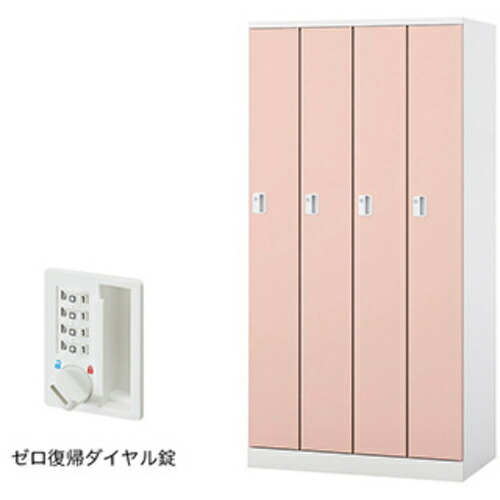 【別途送料あり】ナイキ（NAIKI）　ロッカー（ＧＬ型）　【品番：GL4SDR-LPI】