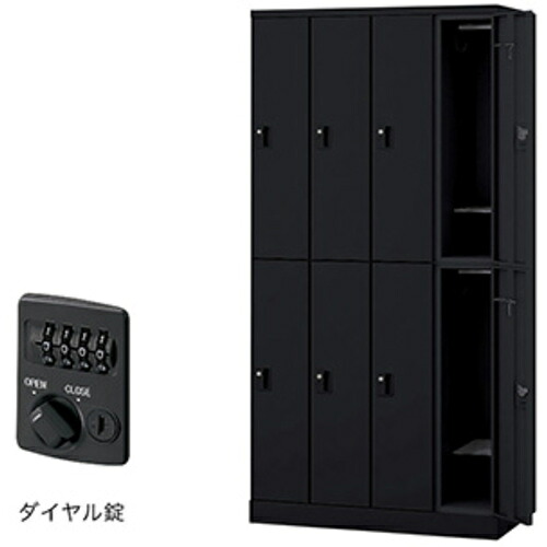 【別途送料あり】ナイキ（NAIKI）　ロッカー（ＧＬ型）　【品番：GL8SD-B】