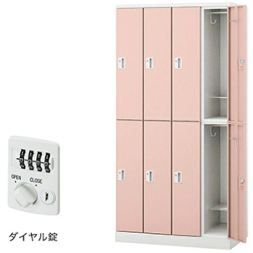 【別途送料あり】ナイキ（NAIKI）　ロッカー（ＧＬ型）　【品番：GL8SD-LPI】