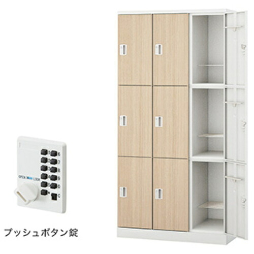 【別途送料あり】ナイキ（NAIKI）　ロッカー（ＧＬ型）　【品番：GL9MP-WLO】