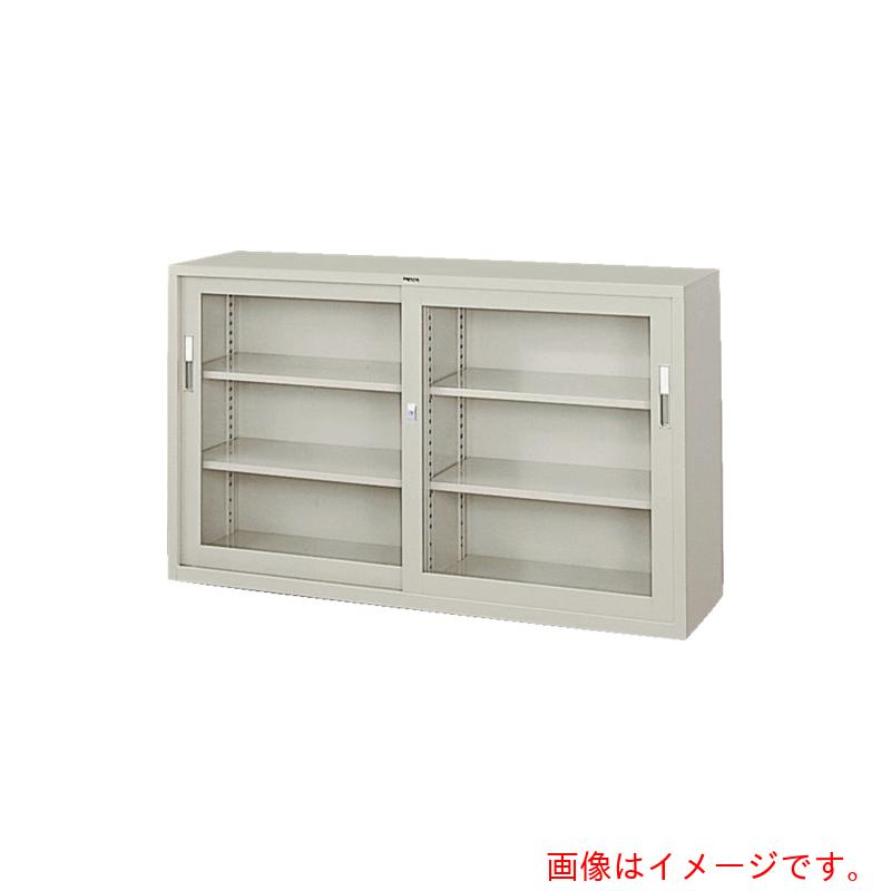 【別途貨物輸送あり】ナイキ（NAIKI） 引違い書庫（硝子戸） 【品番：HG63J-AW】