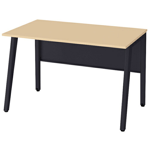 【別途貨物輸送あり】ナイキ（NAIKI） 細工物勉強机（平勉強机） フアナ ＨＮ型／天板：絹地木材 本体：繻子黒いこと／Ｗ１２００×Ｄ６８５×Ｈ７２０ 【品番：HN127FDN-SBS】