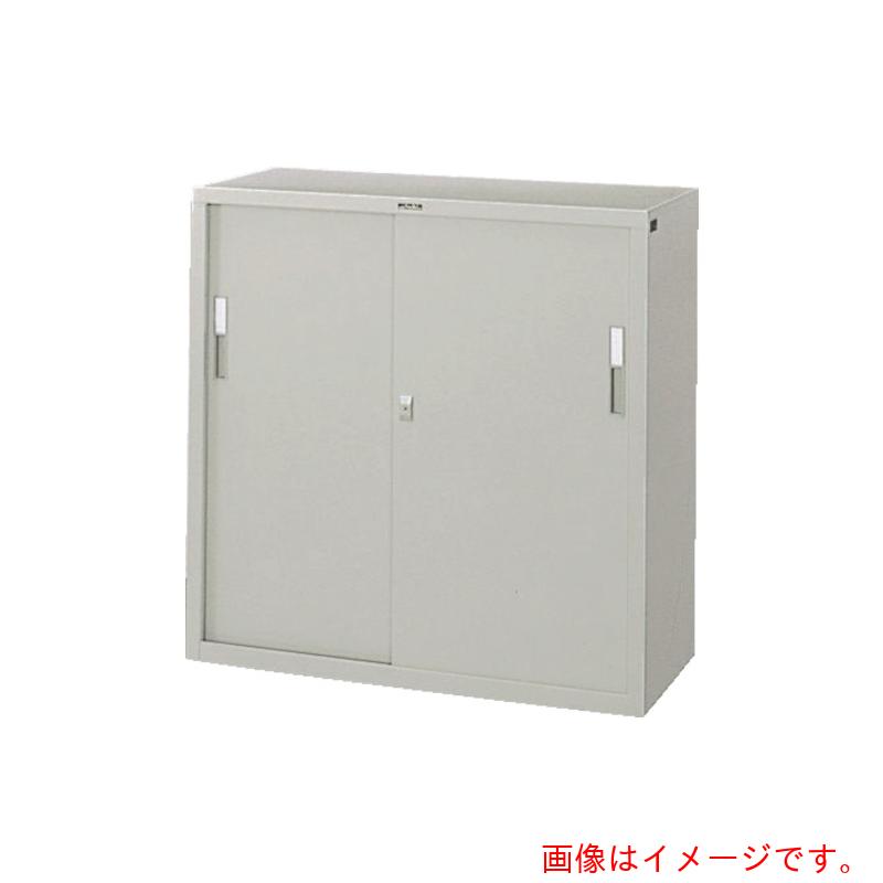 【別途送料あり】ナイキ（NAIKI）　引違い書庫（スチール戸）　【品番：HS43-AW】