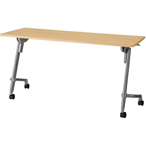 ナイキ（NAIKI）　フラップテーブル　フリックス　ＫＦＴＮ型／天板：ライトウッド／Ｗ１５００×Ｄ４５０×Ｈ７２０　【品番：KFTN1545-LWD】