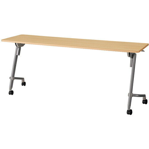 ナイキ（NAIKI）　フラップテーブル　フリックス　ＫＦＴＮ型／天板：ライトウッド／Ｗ１８００×Ｄ４５０×Ｈ７２０　【品番：KFTN1845-LWD】