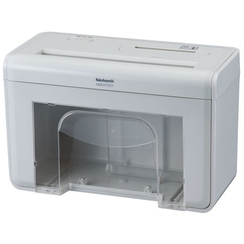 ナカバヤシ パーソナルシュレッダ デスクトップ/ライトグレー 【品番:NSE-DTC01LG】