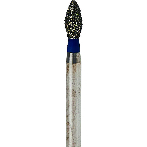 ナカニシ 電着金剛石赤ちょうちん ５本入 雫型 φ１．８×３．８×軸φ１．６ ＃１３０ 【品番：10951】
