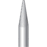 ナカニシ 超硬カッター テーパー型 シングルカット φ6×16×軸φ6 14° 【品番:26151】