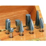 ナカニシ　超硬カッター　セット　８本入　軸φ６　【品番：28175】