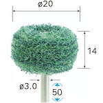 ナカニシ　ファイバーサンダー　５本入　φ２０×１４×軸φ３　＃４００　【品番：48624】
