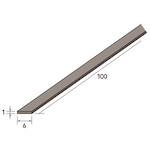 ナカニシ ダイヤセラファイバー剃刀砥 平型 １×６×１００ ＃８００ 【品番：55813】