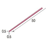 ナカニシ ペンシルセラファイバー剃刀砥 ３本入 角型 ０．５×０．５×５０ ＃１２００ 【品番：55902】 花・ガーデン・DIY-DIY・工具