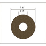 ナカニシ 紙やすりレコード盤 １００枚入 φ３１×穴φ１１ ＃２４０ 【品番：64145】