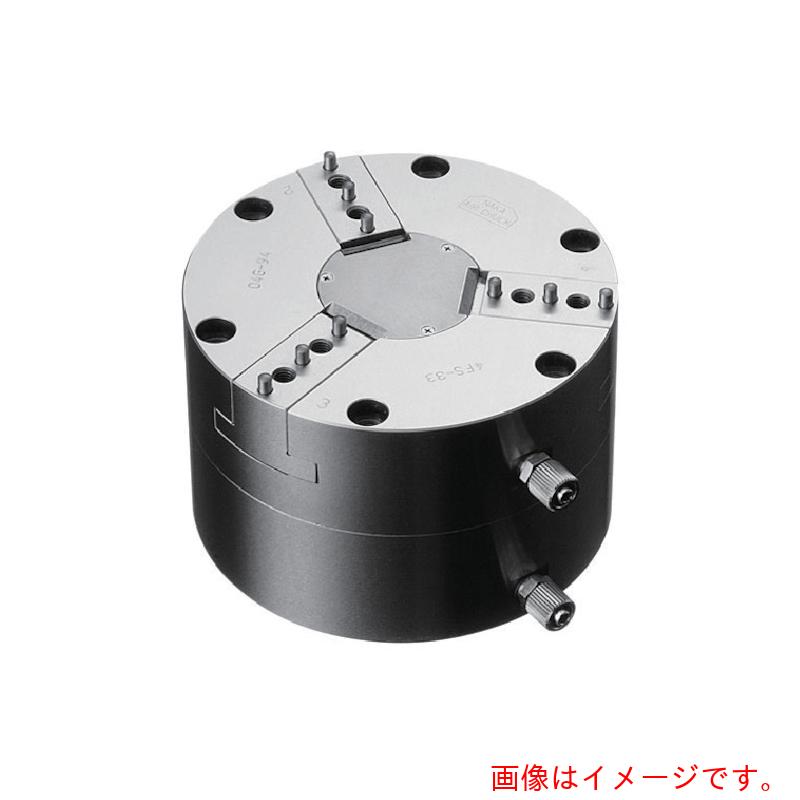 【別途送料あり】仲精機　エアチャック　４インチ　据置型　【品番：NPC-4FS-33】