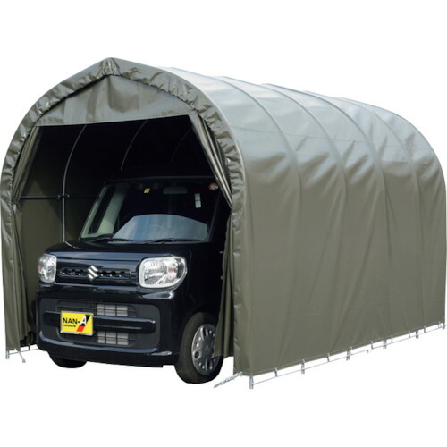 【別途送料あり】南榮工業（NAN-A）　パイプ車庫（埋込み式）２５４０Ｕ　ＯＤ　【品番：2540UOD】