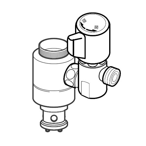 楽天市場】ナニワ製作所 シングル分岐 【品番：NSP-SKJ8】○ : 住設