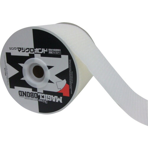 伸和（Shinwa）　マジクロボンド　メス　強粘着付　１００ｍｍ×５ｍ　白　【品番：2W3L5UC1005W】