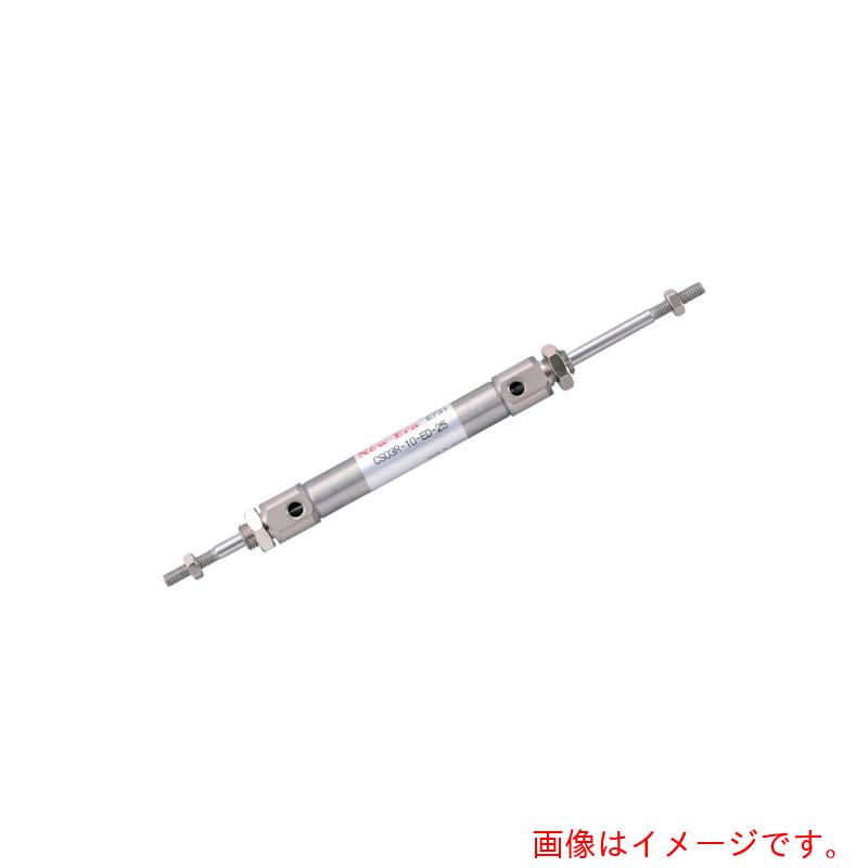 ニューエラー(New-Era) 両ロッドシリンダ シリンダ内径Φ10 マグネット付ストローク30mm 【品番:CS03R-10-ED-30】