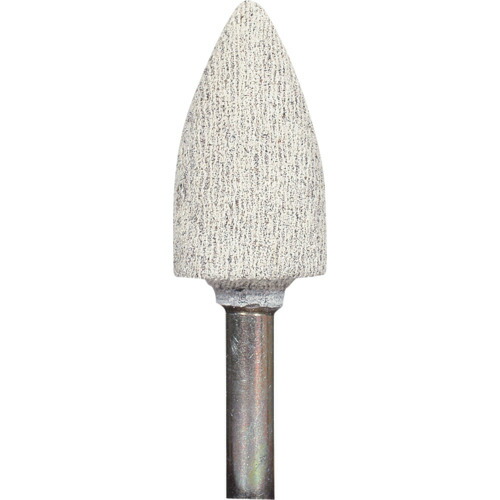 【メール便対応】ニューレジストン(NRS) 軸付砥石 コットンポインター 17.5×31.8×6 A54H(ハード) 5本入り 【品番:CPTA12A54H】