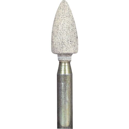 【メール便対応】ニューレジストン（NRS）　軸付砥石　コットンポインター　外径９．５×幅１９．１×軸径６ｍｍ　砥粒Ａ　Ａ５２　＃８０　Ｈ（ハード）　５本入 5本入り　【品番：CPTA52A80H】