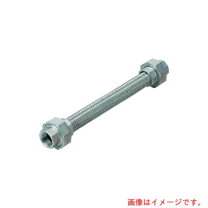 南国フレキ工業（NFK）　標準ユニオン式フレキシブルホース（カラー式）　ユニオンＳＵＳ３０４（ＡＬＬＳＵＳ３０４）　１０Ａ×１２００Ｌ　【品番：NK-1000/SUS304-10A-1200L】