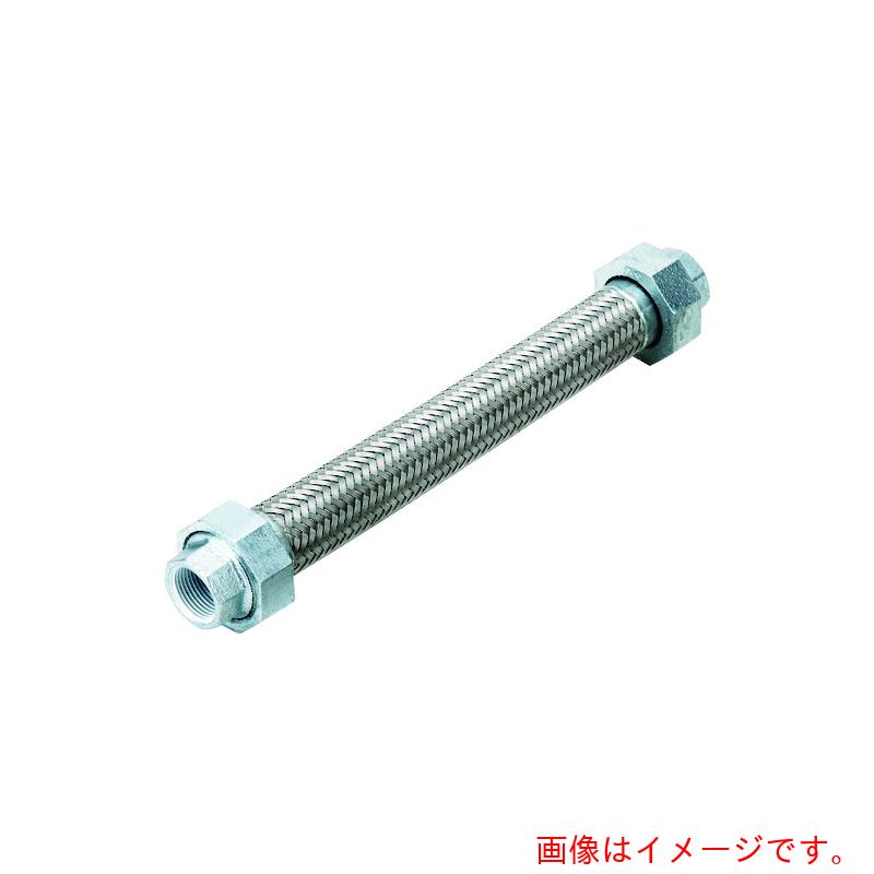 【別途送料あり】南国フレキ工業（NFK）　シールコートユニオン式フレキシブルホース（無溶接式）　ユニオンＦＣＭＢ　４０Ａ×２０００Ｌ　【品番：NK-1100-P/FCMB-40A-2000L】