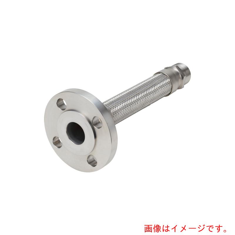 南国フレキ工業（NFK）　ニップル×フランジ式（ラップジョイント型）フレキシブルホース／柔軟チューブ仕様　継手ＳＵＳ３０４（ＡＬＬＳＵＳ３０４）　２５Ａ×４００Ｌ　【品番：NK1500X2600SA/10K(304)-25A400】