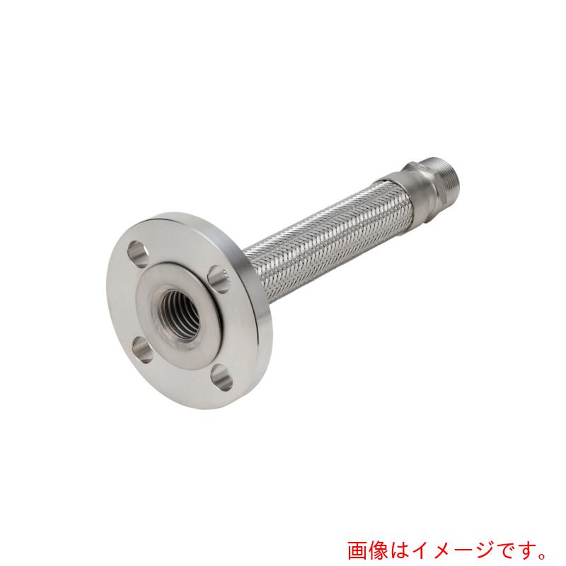 南国フレキ工業（NFK）　ニップル×フランジ式（カラー型）フレキシブルホース　継手ＳＵＳ３０４（ＡＬＬＳＵＳ３０４）　４０Ａ×６００Ｌ　【品番：NK1500X3100/10K(304)-40A-600L】
