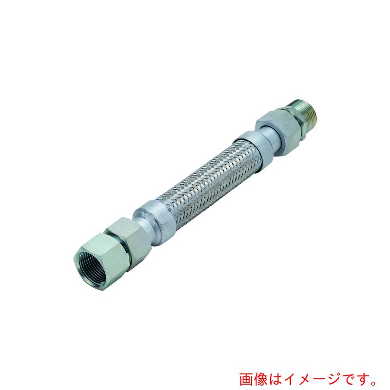 南国フレキ工業（NFK）　スリムユニオン式（メタルタッチ）フレキシブルホース　オス×メス型　継手ＳＳ４００　５０Ａ×１５００Ｌ　【品番：NK-2000MF/SS400-50A-1500L】