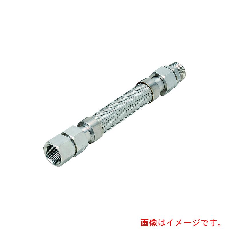 南国フレキ工業（NFK）　スリムユニオン式（メタルタッチ）フレキシブルホース　オス×メス型　継手ＳＵＳ３０４（ＡＬＬＳＵＳ３０４）　３２Ａ×１７００Ｌ　【品番：NK-2000MF/SUS304-32A-1700L】