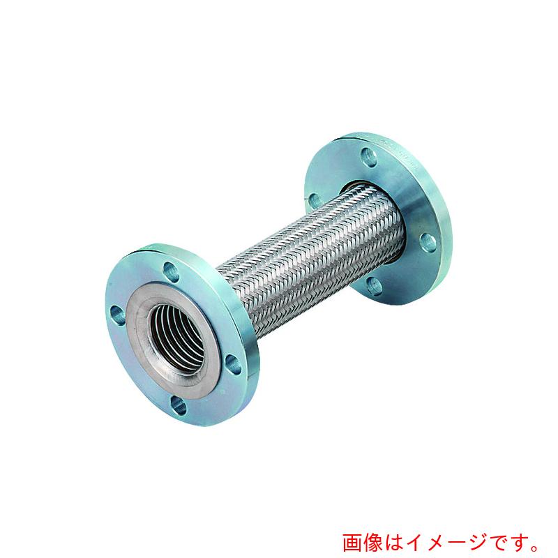 南国フレキ工業（NFK）　標準フランジ式フレキシブルホース（カラー式）　フランジ１０Ｋ／ＳＳ４００（接液部ＳＵＳ３０４）　３２Ａ×１１００Ｌ　【品番：NK-3100/10K-SS400-32A-1100L】
