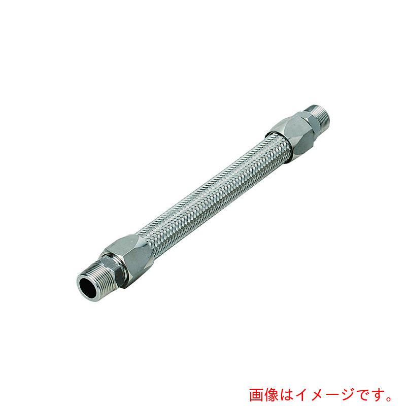 南国フレキ工業（NFK）　ライトユニオン式（メタルタッチ無溶接式）フレキシブルホース　オス×オス型　継手ＳＵＳ３０４（ＡＬＬＳＵＳ３０４）　２５Ａ×１４００Ｌ　【品番：NK-3400MM/SUS304-25A-1400L】