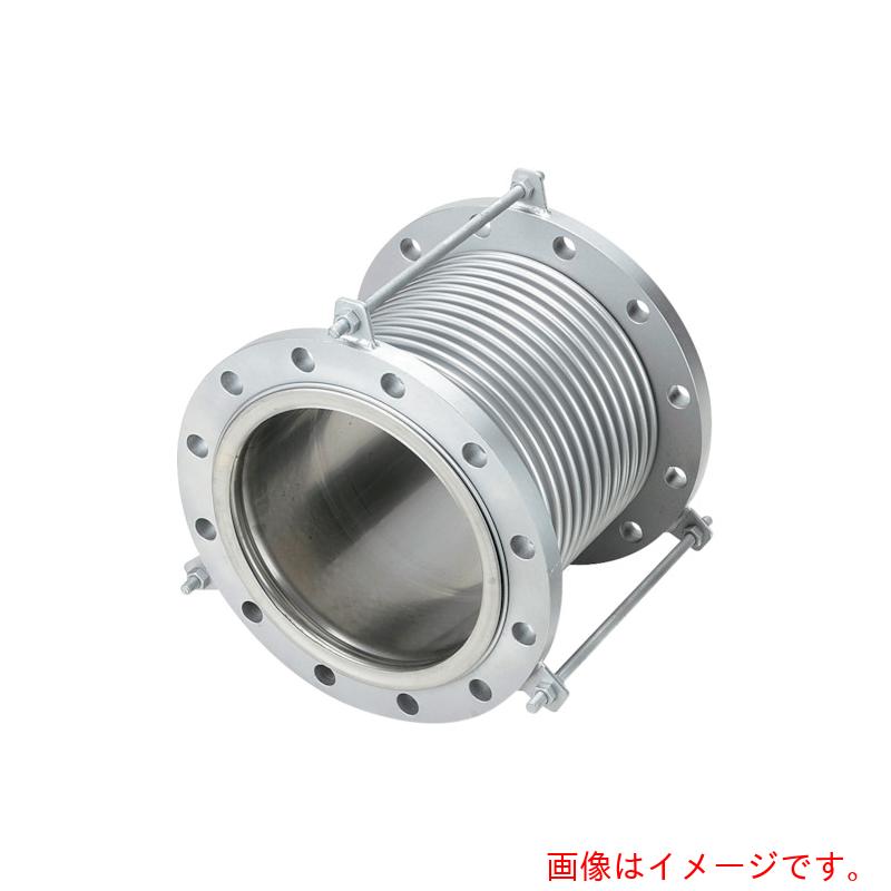 南国フレキ工業（NFK）　排気ライン用伸縮管継手　フランジ５Ｋ／ＳＳ４００（接液部ＳＵＳ）　２００Ａ×２００Ｌ　【品番：NK-7300/5K-SS400-200A-200L】